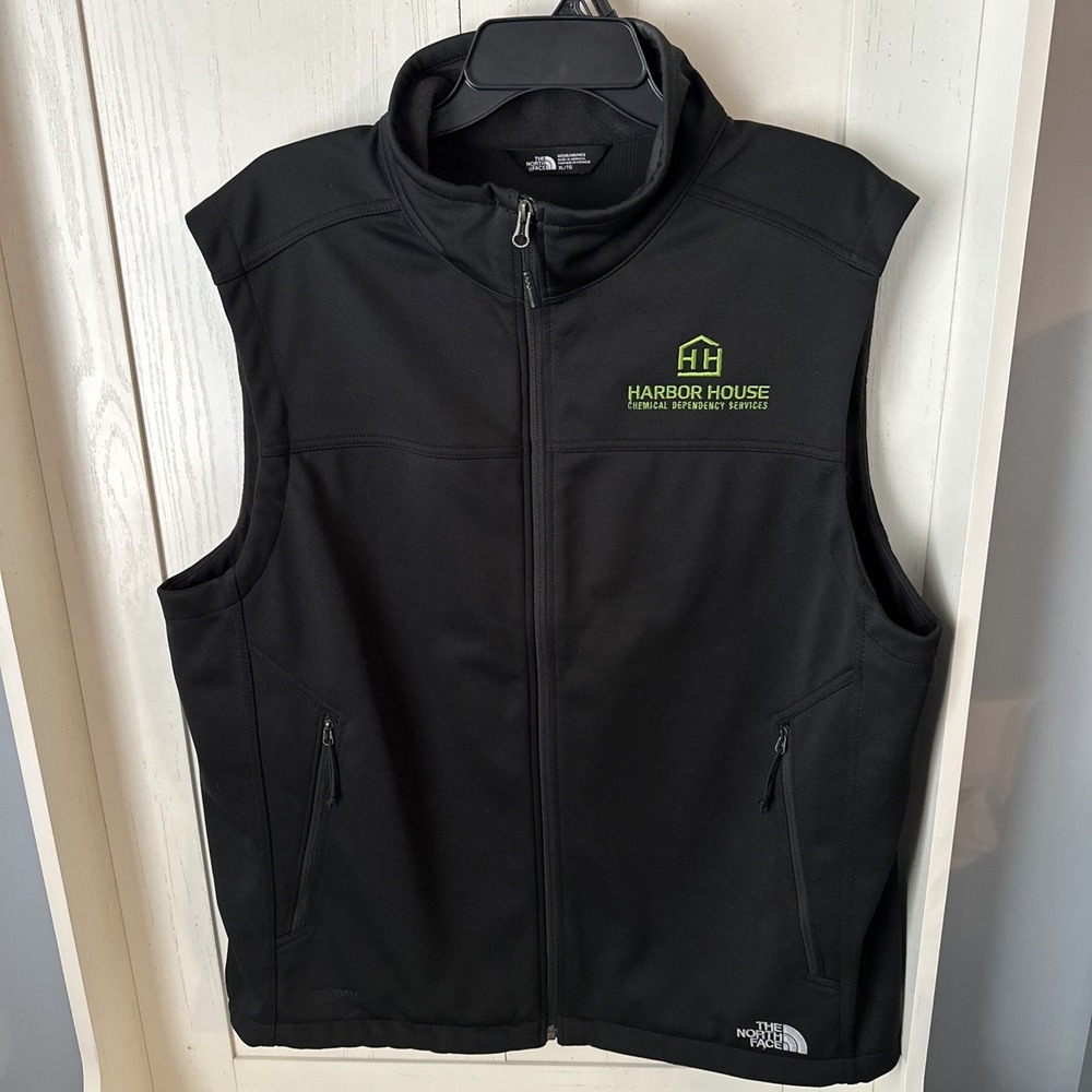 The North Face Ridgewall Vest Mens XL Black Full Zip Soft Shell Fleece Gorpcore